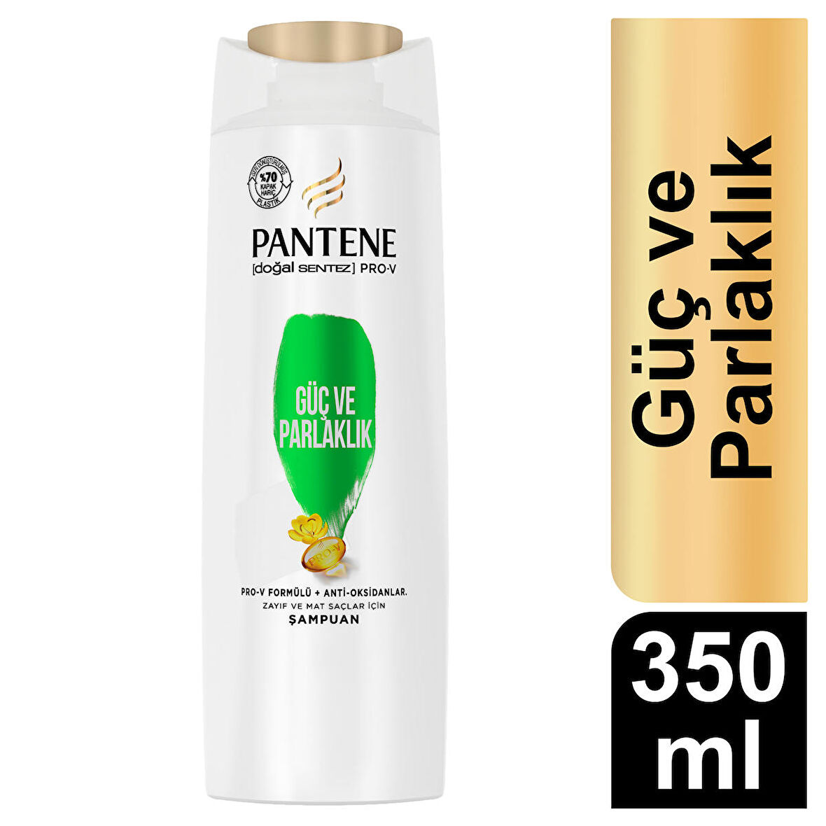 Pantene Doğal Sentez Güç ve Parlaklık  Şampuan 350 ml